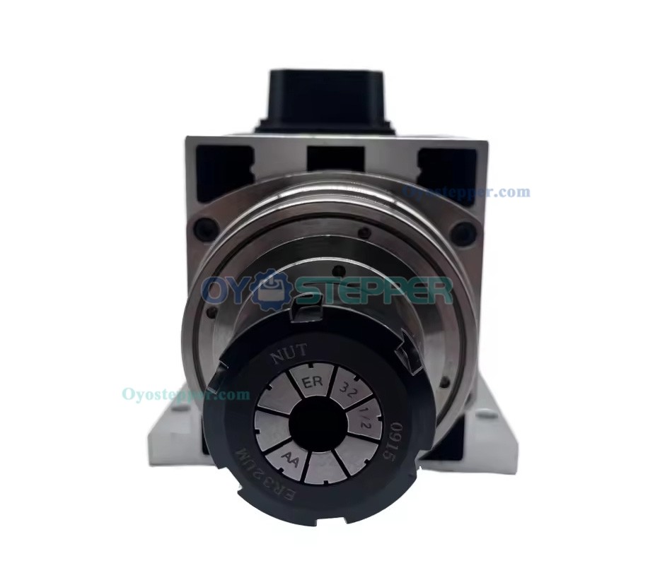 CNC Spindle Motor 4.5KW ER32 18000RPM /24000RPM 220V 380V Air Cooled Square Spindle Motor
